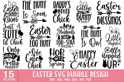 Easter SVG Bundle, Easter SVG Design SVG FiveStarCrafting 