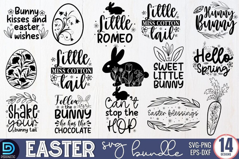 Easter Svg Bundle, Easter Svg, Easter Cut Files SVG DESIGNISTIC 