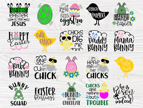 Easter SVG Bundle | Easter Svg | Kids Easter Quotes | Easter Cut Files | Cricut, Silhouette Files | Bunny Svg | Easter Shirt | Cutting File SVG TonisArtStudio 