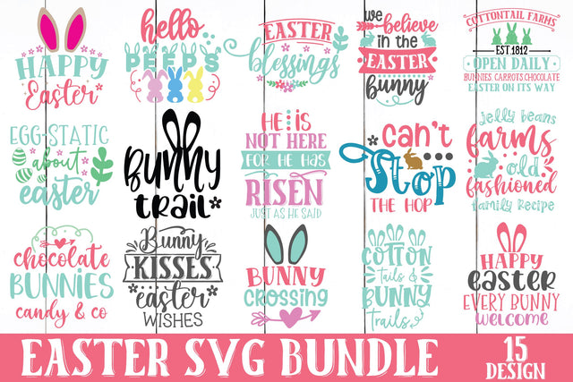 Easter SVG Bundle, Happy Easter Quotes SVG md faruk hossain 