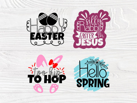 Easter SVG Bundle | Happy Easter Svg | Hello Spring Svg | Kids Easter Signs | Svg Bundle | Svg Files for Cricut | Silhouette Cut Files SVG TonisArtStudio 