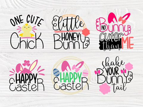 Easter SVG Bundle | Happy Easter Svg | Hello Spring Svg | Kids Easter Signs | Svg Bundle | Svg Files for Cricut | Silhouette Cut Files SVG TonisArtStudio 