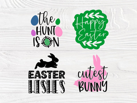 Easter SVG Bundle | Happy Easter Svg | Hunt is on | My first Easter | Easter Signs | Svg Bundle | Cricut, Silhouette Cut Files | Rabbit Svg SVG TonisArtStudio 