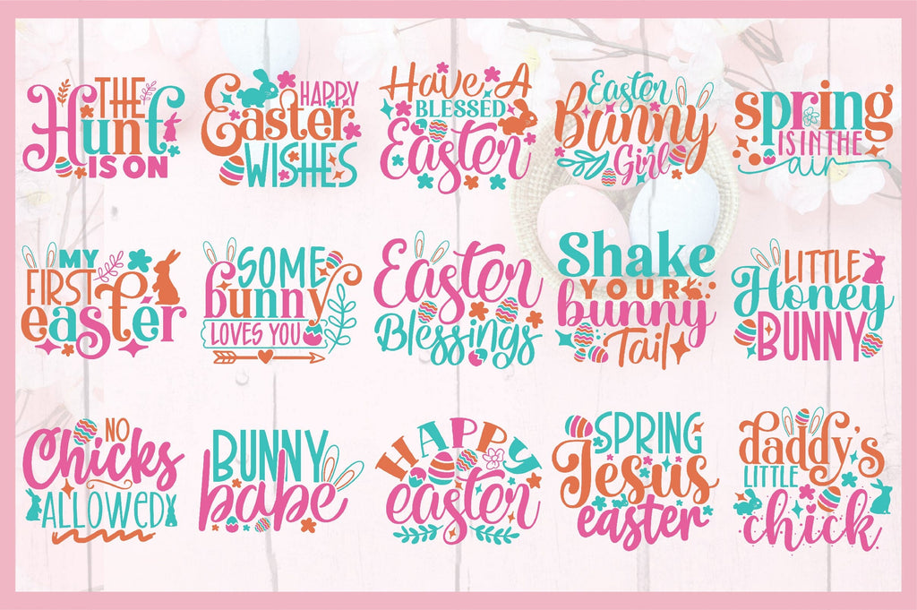 Easter SVG Bundle - So Fontsy