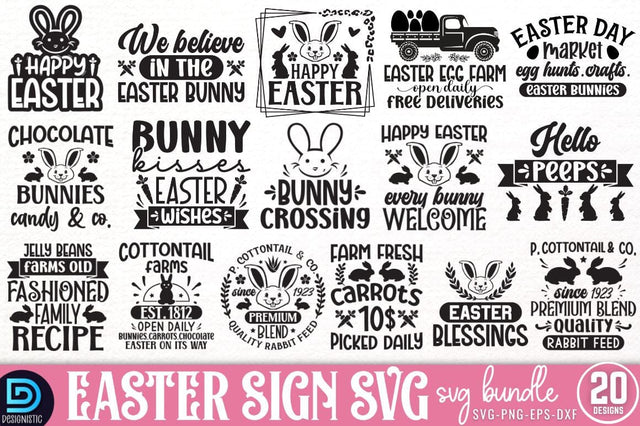 Easter SVG Bundle SVG DESIGNISTIC 