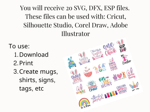 Easter SVG Bundle SVG Elise Cellucci 