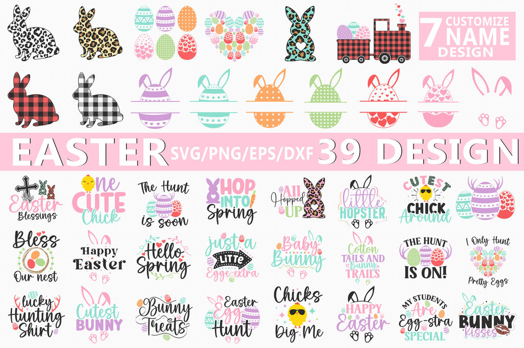 Easter SVG Bundle - So Fontsy