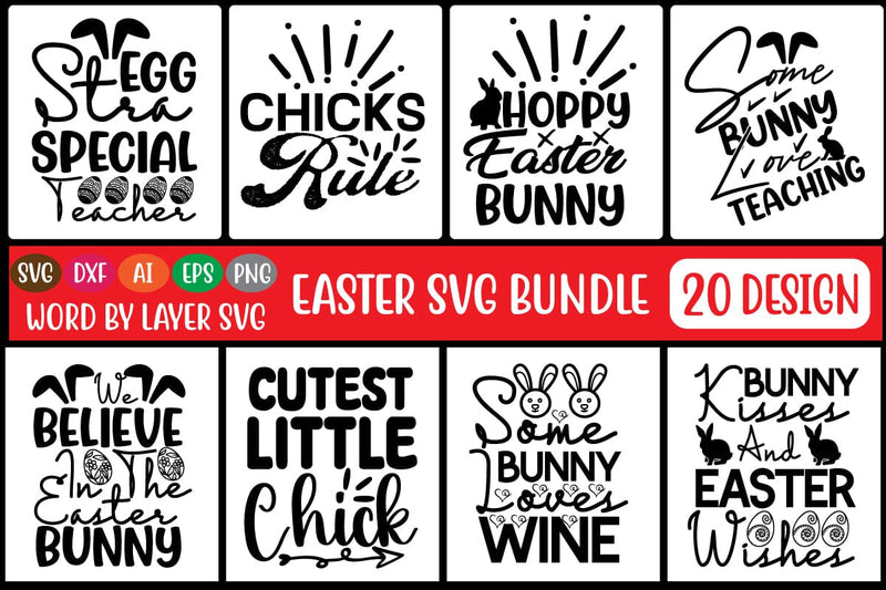 Easter SVG Bundle SVG MStudio 