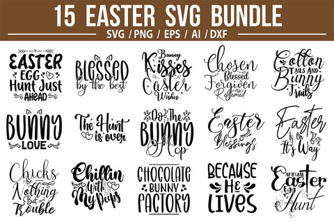 Easter SVG Bundle SVG nirmal108roy 