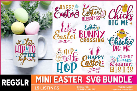 Easter SVG Bundle SVG Regulrcrative 