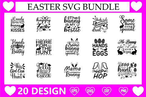 Easter SVG Bundle SVG Shahin alam 