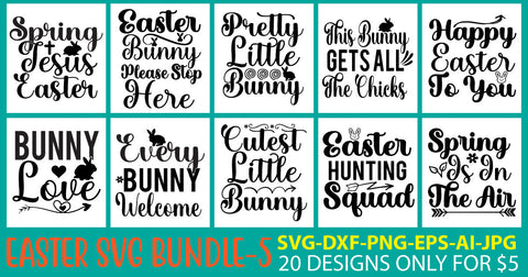 Easter Svg Bundle SVG Syaman 