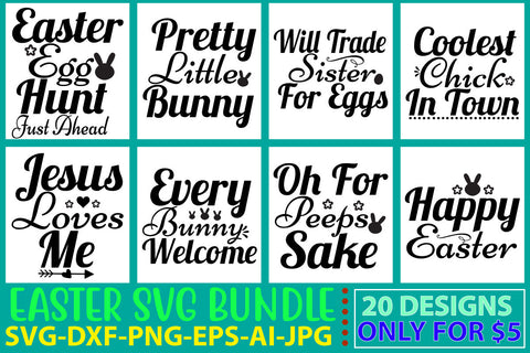 Easter Svg Bundle SVG Syaman 
