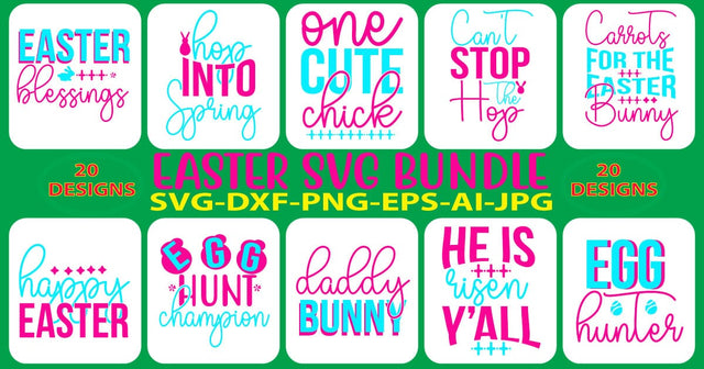 Easter SVG Bundle SVG Syaman 
