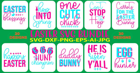 Easter SVG Bundle SVG Syaman 