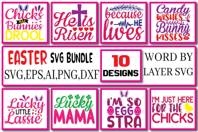 Easter SVG Bundle Vol. 1 SVG Craftlabsvg24 