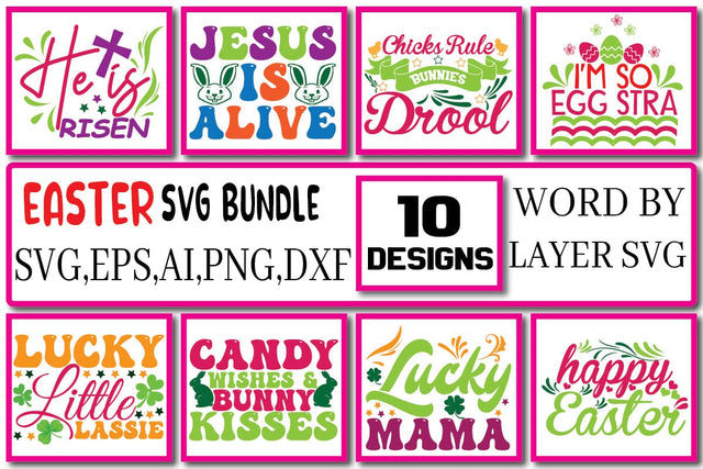 Easter SVG Bundle Vol. 3 SVG Craftlabsvg24 