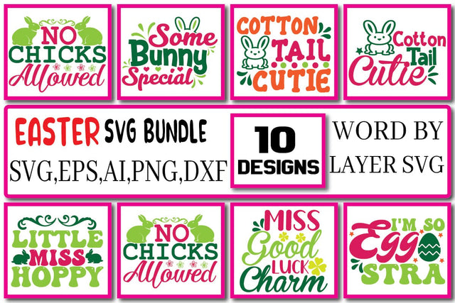 Easter SVG Bundle Vol. 4 SVG Craftlabsvg24 