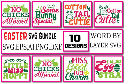 Easter SVG Bundle Vol. 4 SVG Craftlabsvg24 