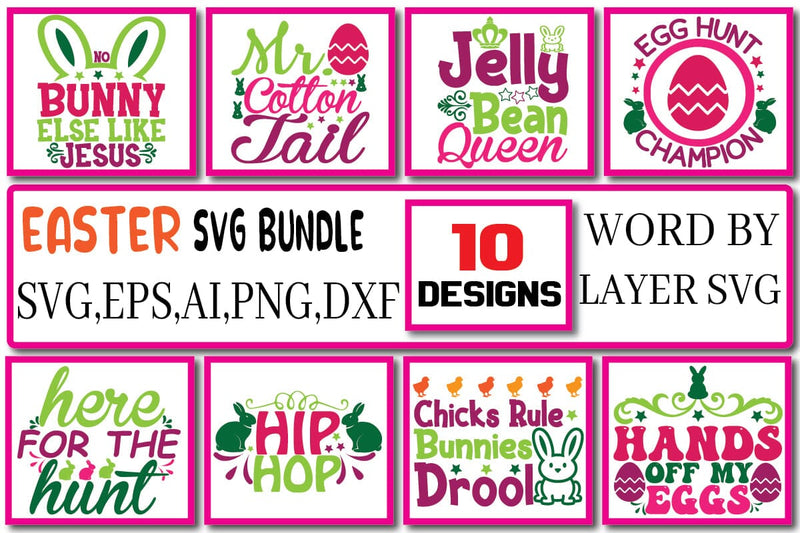 Easter SVG Bundle Vol. 5 SVG Craftlabsvg24 