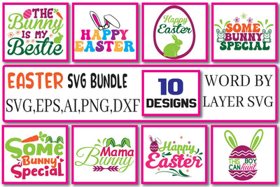 Easter SVG Bundle Vol. 6 SVG Craftlabsvg24 