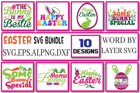 Easter SVG Bundle Vol. 6 SVG Craftlabsvg24 