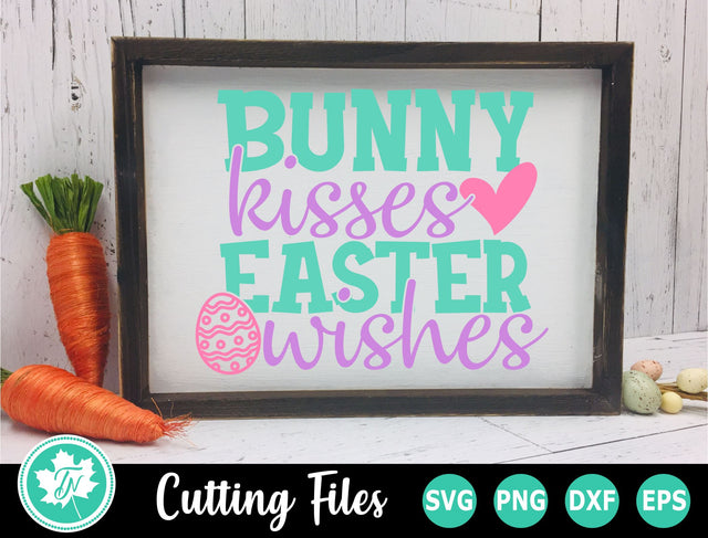 Easter SVG | Bunny Kisses and Easter Wishes SVG TrueNorthImagesCA 