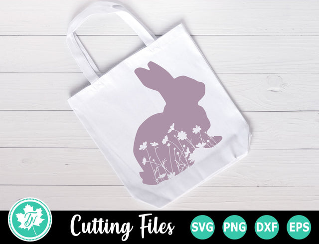 Easter SVG | Bunny SVG | Floral Bunny SVG SVG TrueNorthImagesCA 