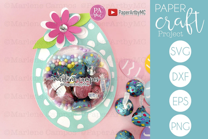 Easter SVG Candy Holder Dome | Easter Egg | Cut files - So Fontsy