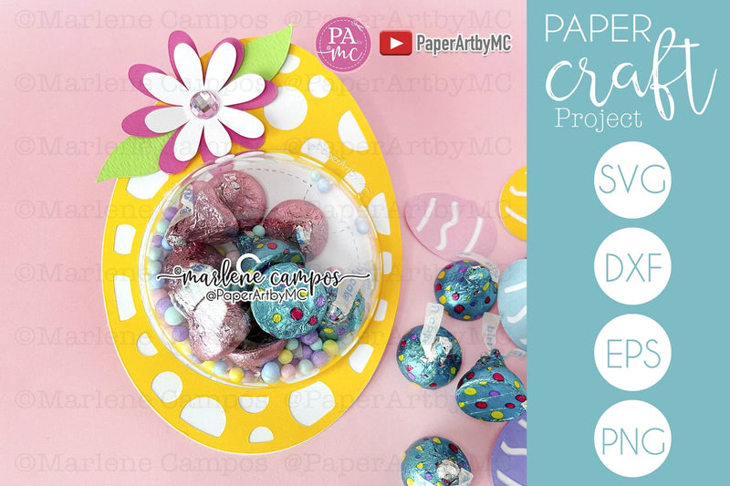 Easter SVG Candy Holder Dome | Easter Egg | Cut files - So Fontsy