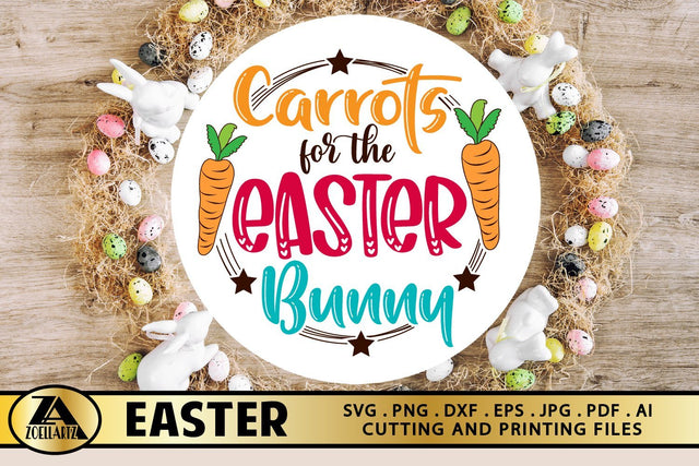 Easter SVG Carrots for Easter Bunny SVG Easter Bunny Plate SVG zoellartz 