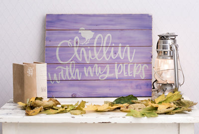 Easter SVG | Chillin With My Peeps | Cute Easter SVG | SVG Easter Designs So Fontsy Design Shop 