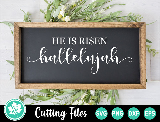Easter SVG | Christian SVG | Hallelujah SVG SVG TrueNorthImagesCA 