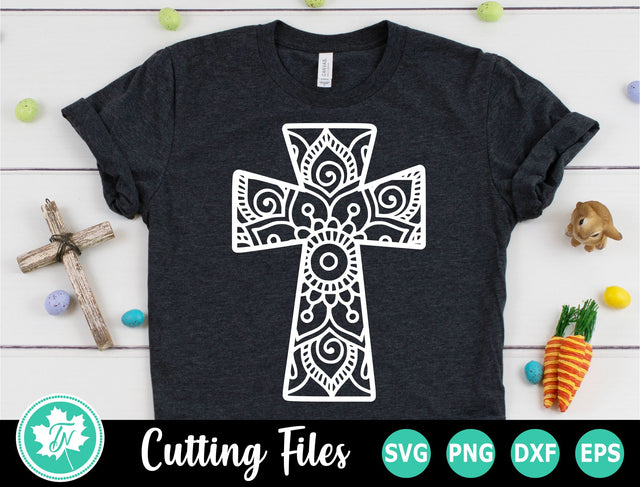 Easter SVG | Cross Mandala SVG SVG TrueNorthImagesCA 