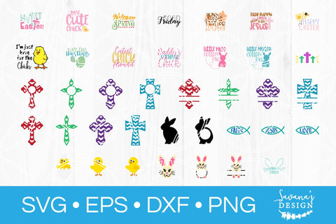 Easter SVG Cut File Bundle SVG SavanasDesign 