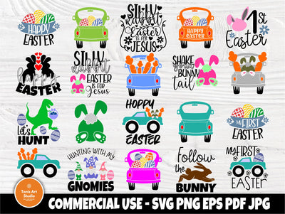 Easter SVG Cut Files | Funny Easter Quotes | Svg Bundle | Kids Easter Signs | Svg Files for Cricut | Happy Easter Svg | Silhouette Cut Files SVG TonisArtStudio 