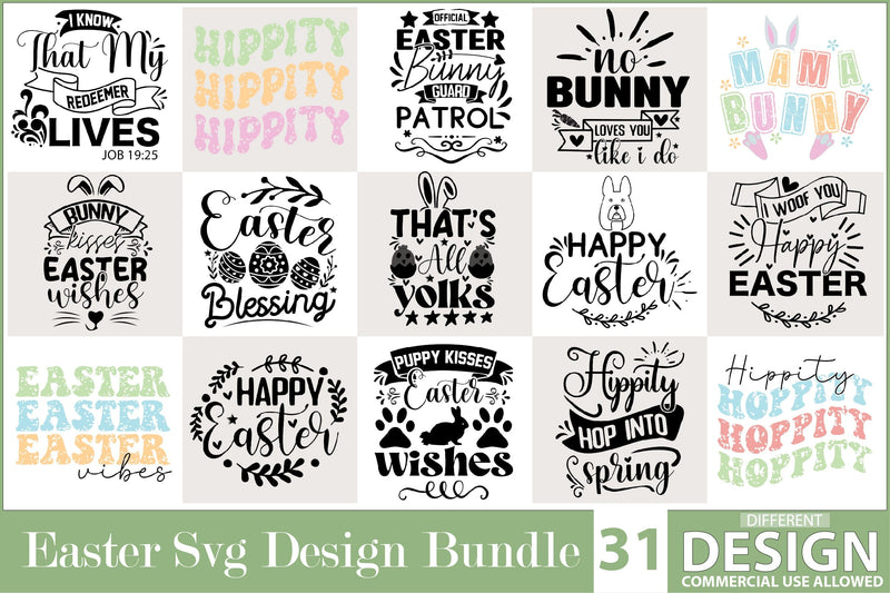 Easter Svg Design Bundle SVG Creativeart88 