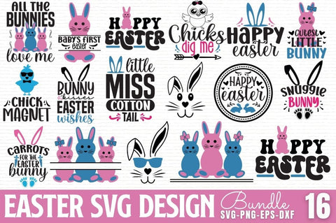 Easter SVG Design BUndle SVG DESIGNISTIC 