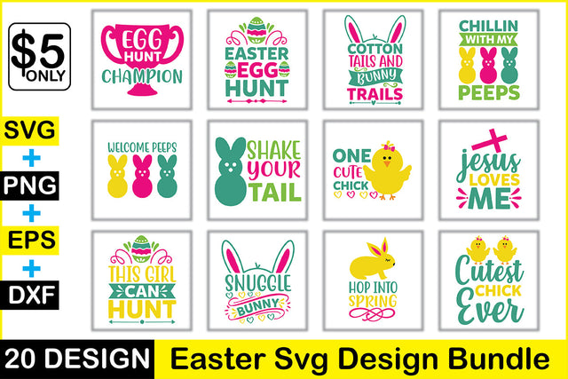 Easter Svg Design Bundle SVG Rupkotha 