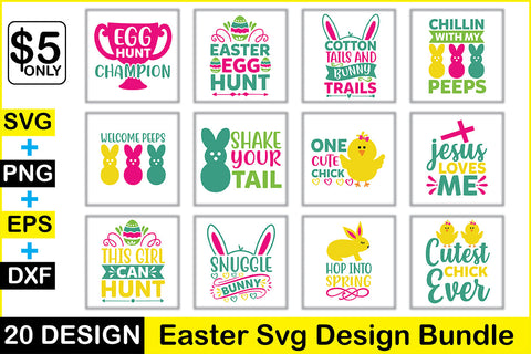 Easter Svg Design Bundle SVG Rupkotha 