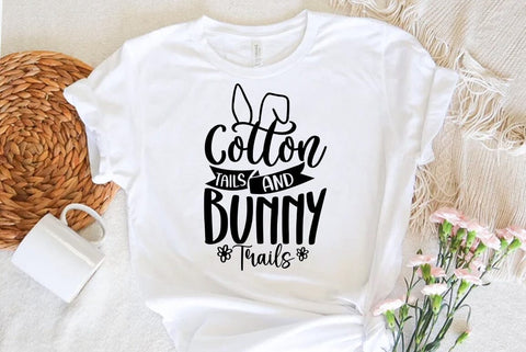 Easter SVG Design, Cotton Tails And Bunny Trails SVG FiveStarCrafting 