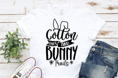 Easter SVG Design, Cotton Tails And Bunny Trails SVG FiveStarCrafting 