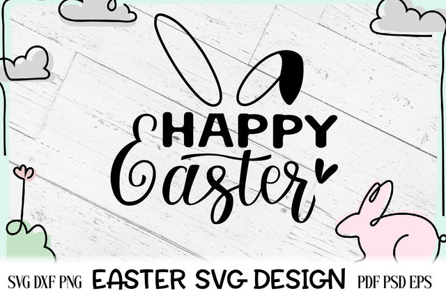 Easter SVG Design. Cut File SVG. Happy Easter Day. SVG Samaha Design 