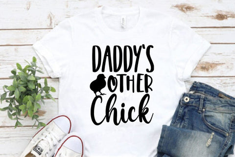 Easter SVG Design, Daddys Other Chick SVG FiveStarCrafting 