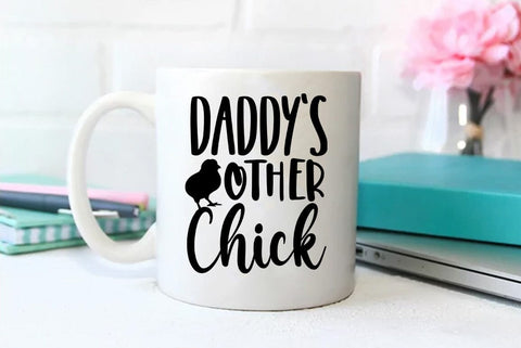 Easter SVG Design, Daddys Other Chick SVG FiveStarCrafting 