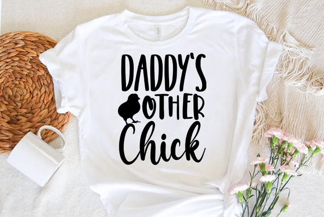 Easter SVG Design, Daddys Other Chick SVG FiveStarCrafting 