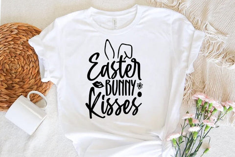 Easter SVG Design, Easter Bunny Kisses SVG FiveStarCrafting 