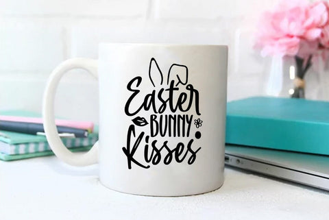 Easter SVG Design, Easter Bunny Kisses SVG FiveStarCrafting 