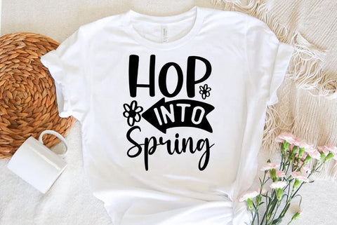 Easter SVG Design, Hop Into Spring SVG FiveStarCrafting 