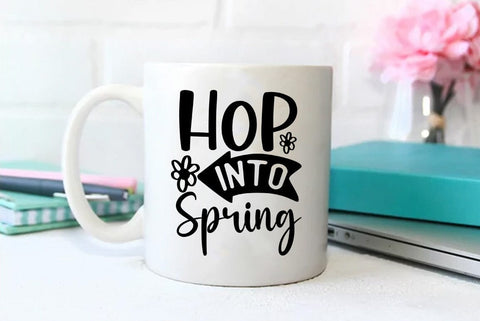 Easter SVG Design, Hop Into Spring SVG FiveStarCrafting 